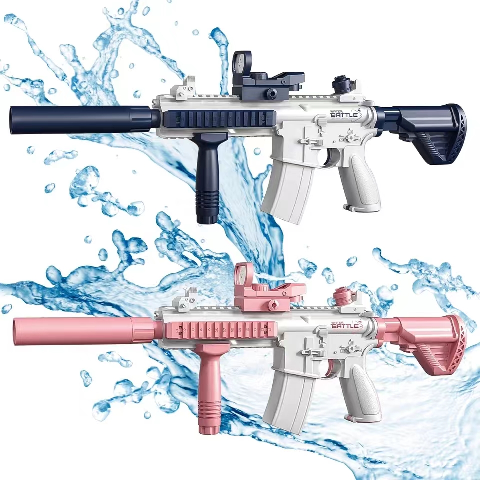 Kids Outdoor Water Play - Pistola de água elétrica M416 para