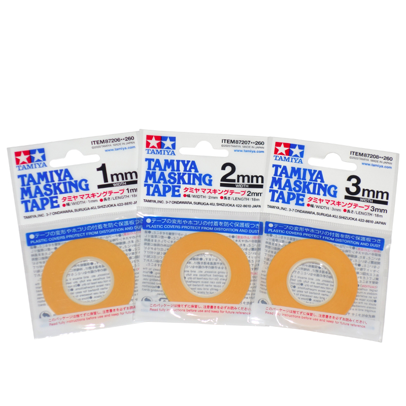 Tamiya Model Paint Set - Tamiya 87206-87207-87208 conjunto de fita adesiva
