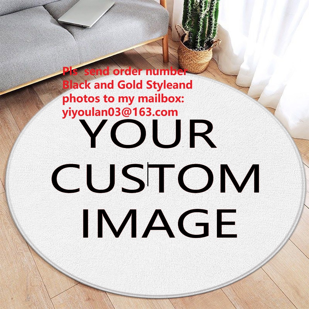Kids Outdoor Table And Chair Set - 1pc diy fotos personalizado tapete redondo