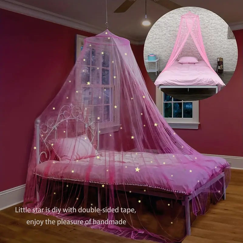 Kids Outdoor Wagon - Girls 'Glowing Stars Bed Canopy, Pink