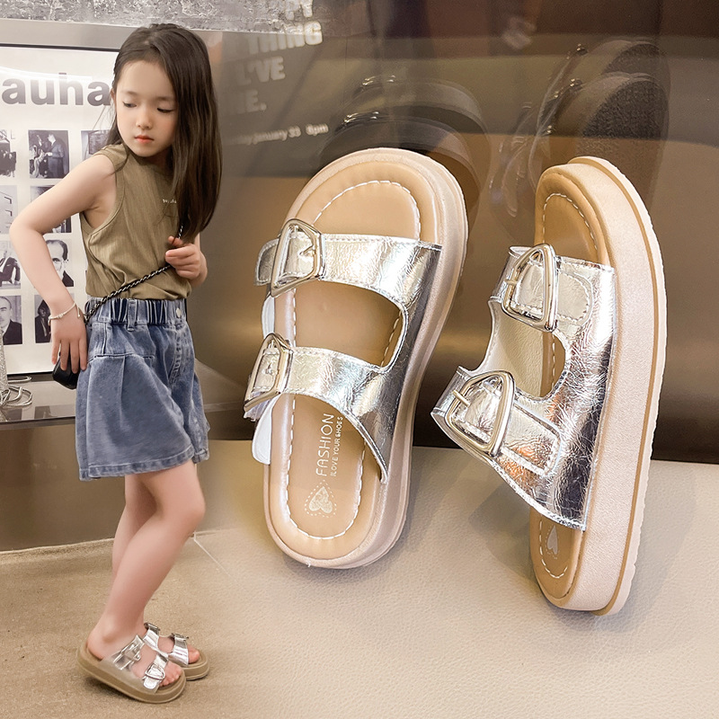 Kids Indoor Outdoor Slippers - Verão crianças sandálias do bebê meninas