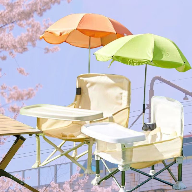 Kids Outdoor Table And Chair Set - Cadeira Infantil Portátil com Bandeja de