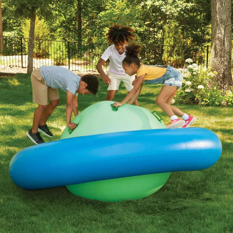 Kids Outdoor Lawn Chair - Cadeira de Balanço Inflável Grande para