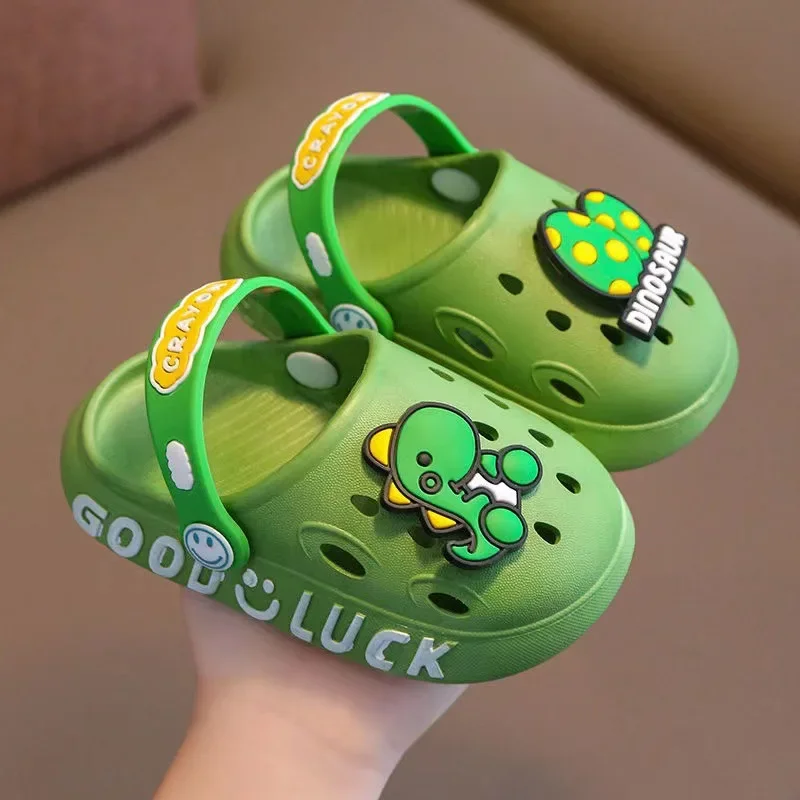 Kids Indoor Outdoor Slippers - Bonito novo animal bebê meninos chinelos