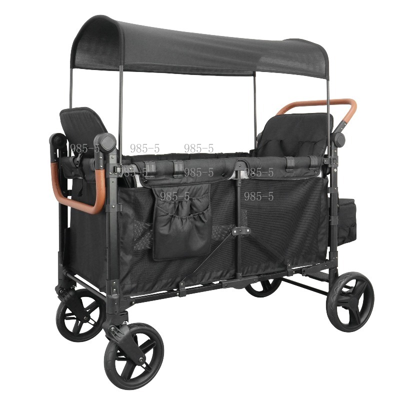 Kids Outdoor Wagon - Carrinho de Camping Dobrável para 4
