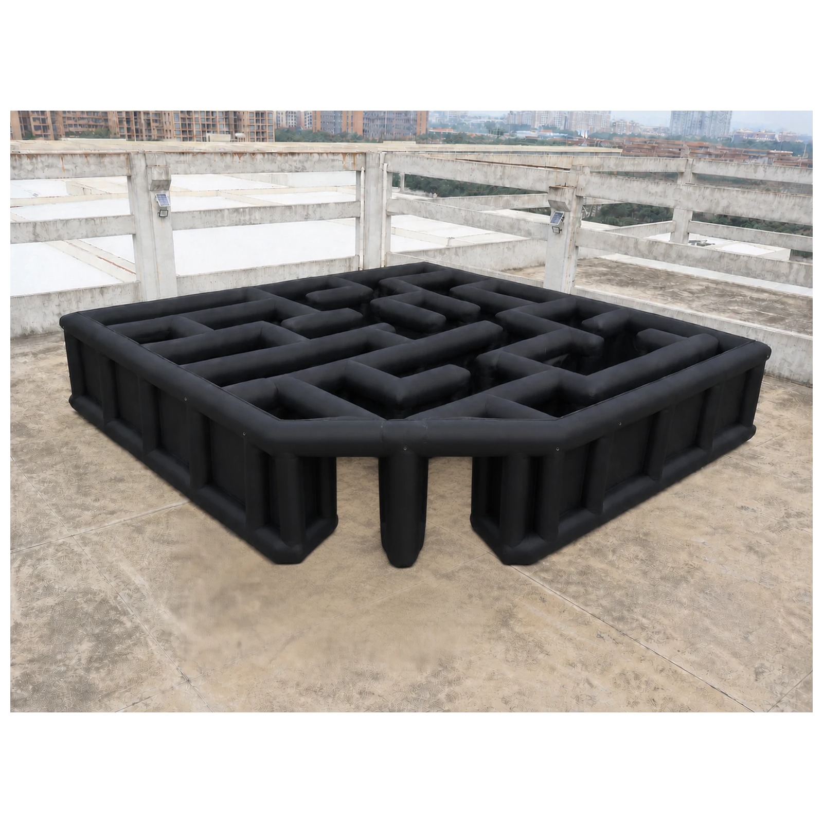 Grande Labirinto Inflável Quad - Kids Outdoor Party Venue avaliação e preço