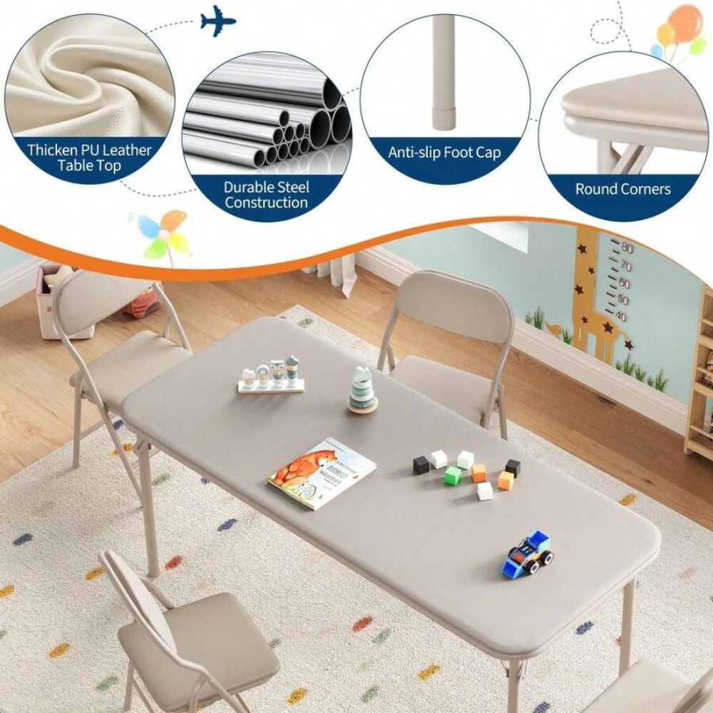 Conjunto de Mesa de Atividades - Kids Outdoor Folding Table avaliação e preço