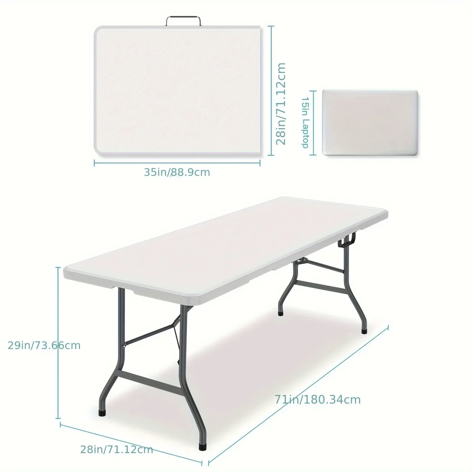 Mesa Plástica Dobrável Espaços - Kids Outdoor Folding Table avaliação e preço