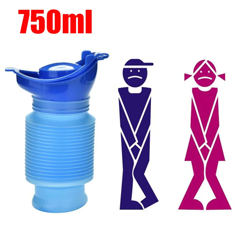 750ml adulto mictório portátil - Kids Outdoor Urinal avaliação e preço