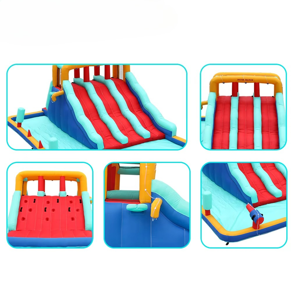 Castelo inflável inflável ao a - Kids Outdoor House avaliação e preço