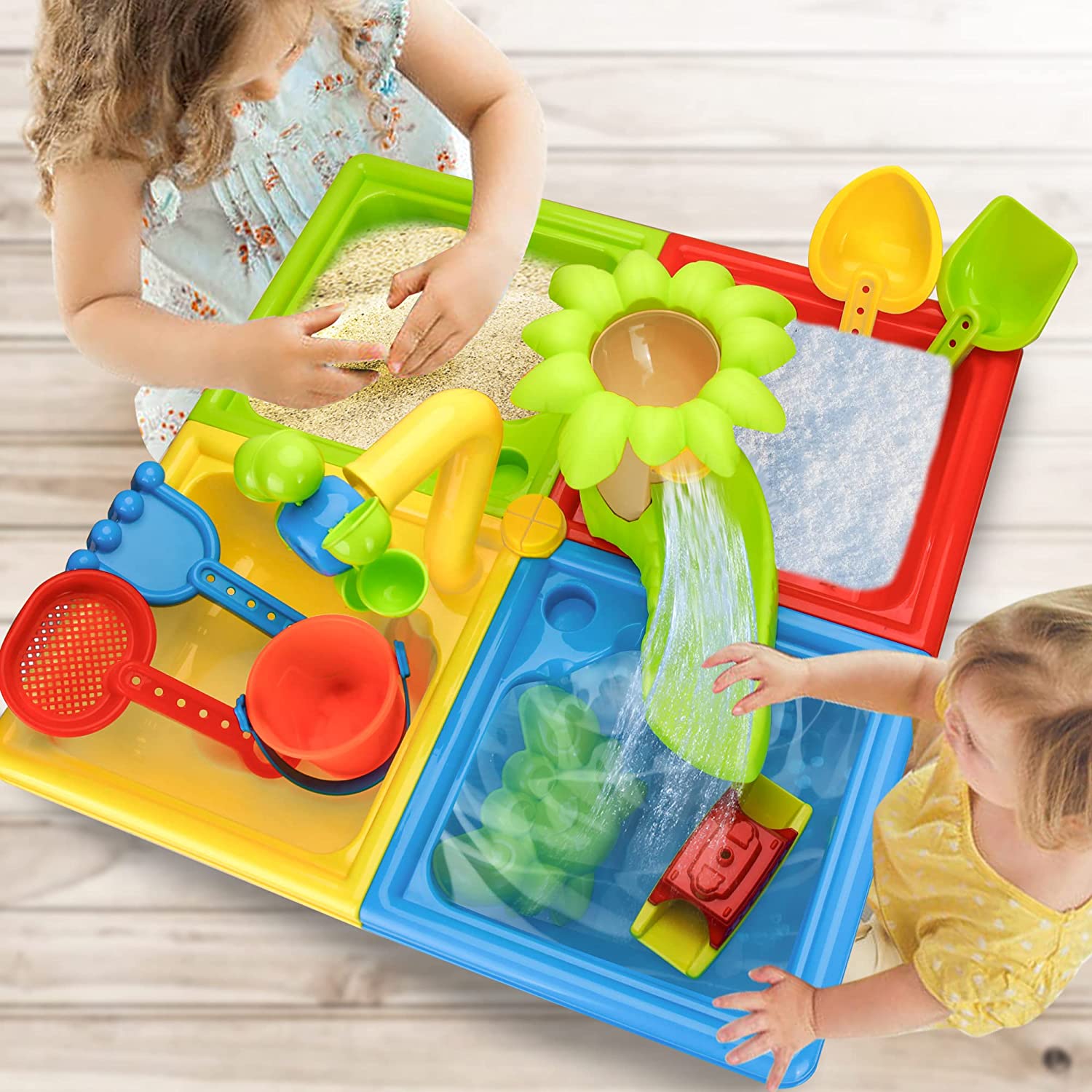 Mesa de praia e Sand Play Brin - Kids Outdoor Nature Toys avaliação e preço