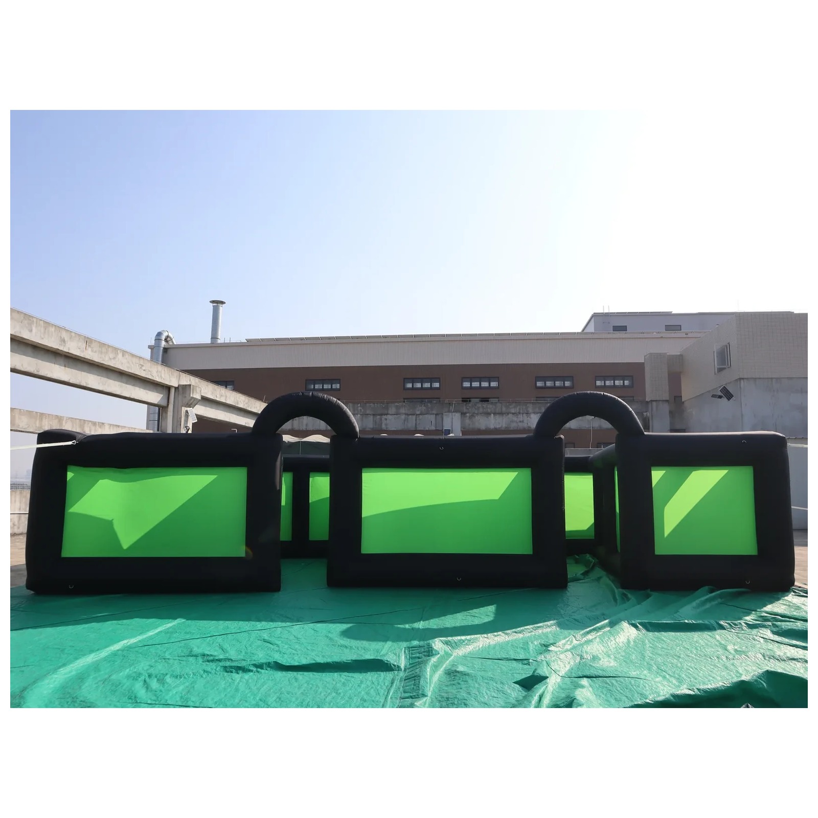 Labirinto Inflável Preto e Ver - Kids Outdoor Party Venue avaliação e preço