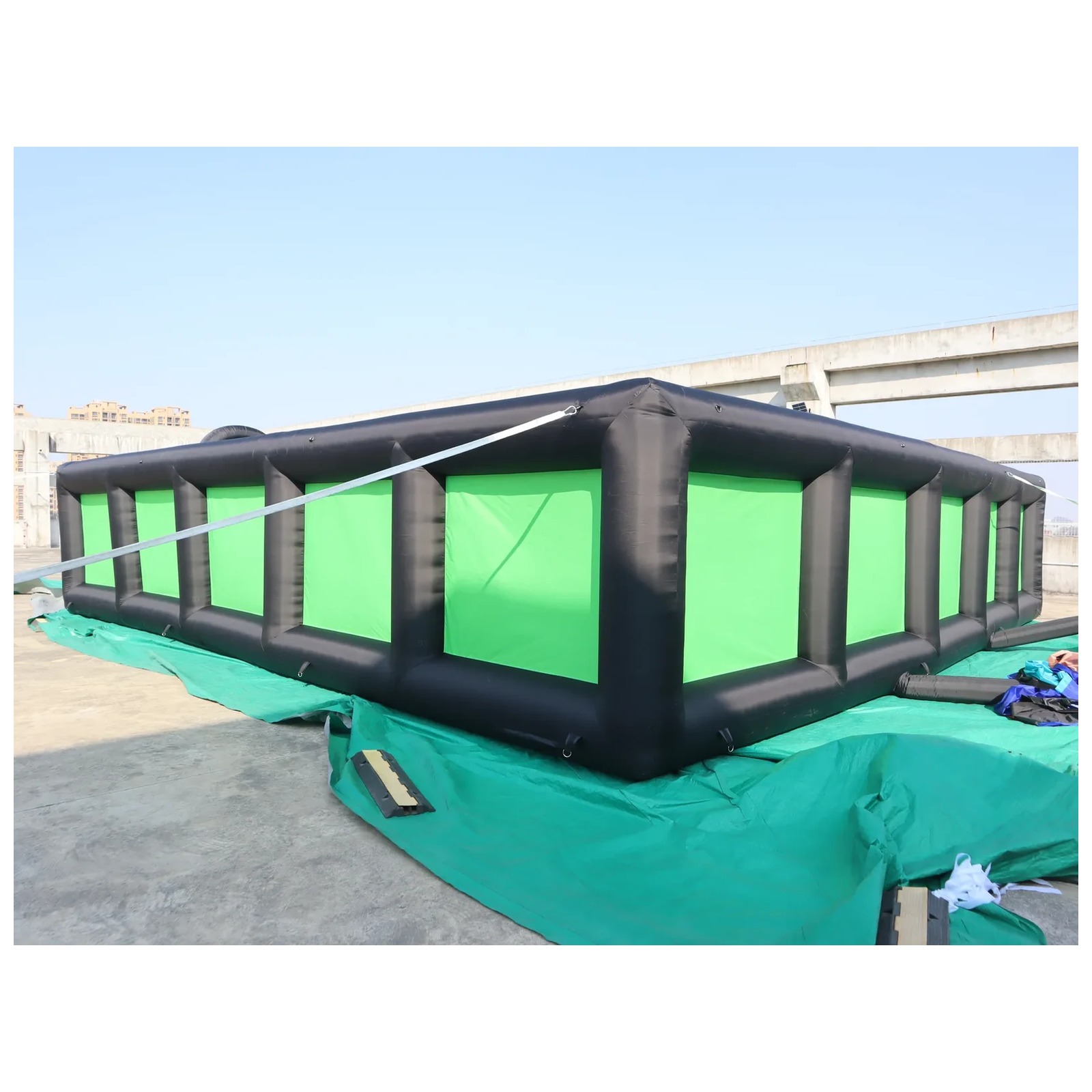 Labirinto Inflável Preto e Ver - Kids Outdoor Party Venue avaliação e preço