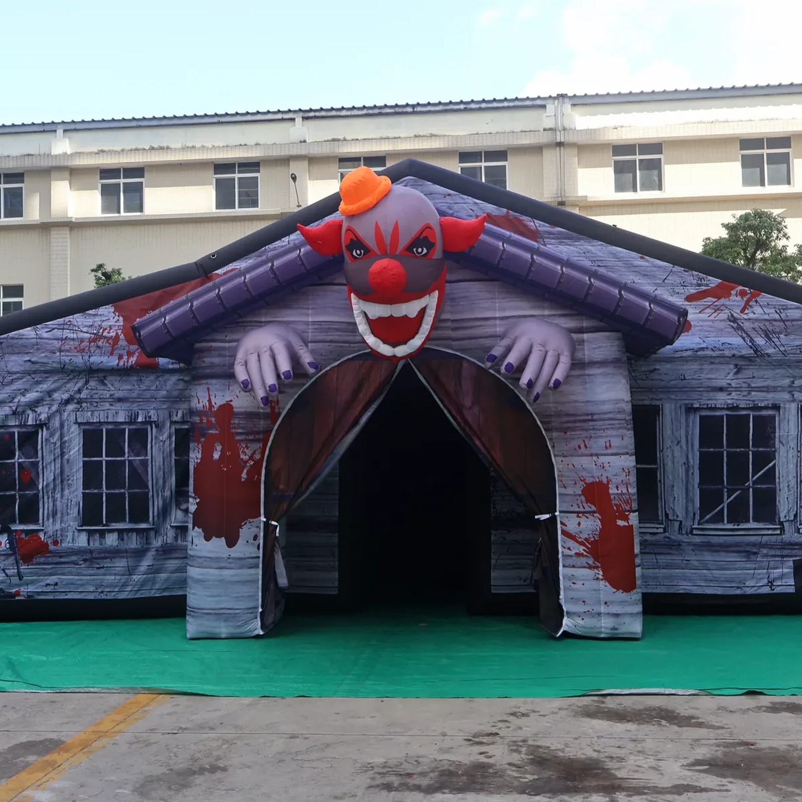 Grande Labirinto Inflável Cinz - Kids Outdoor Party Venue avaliação e preço