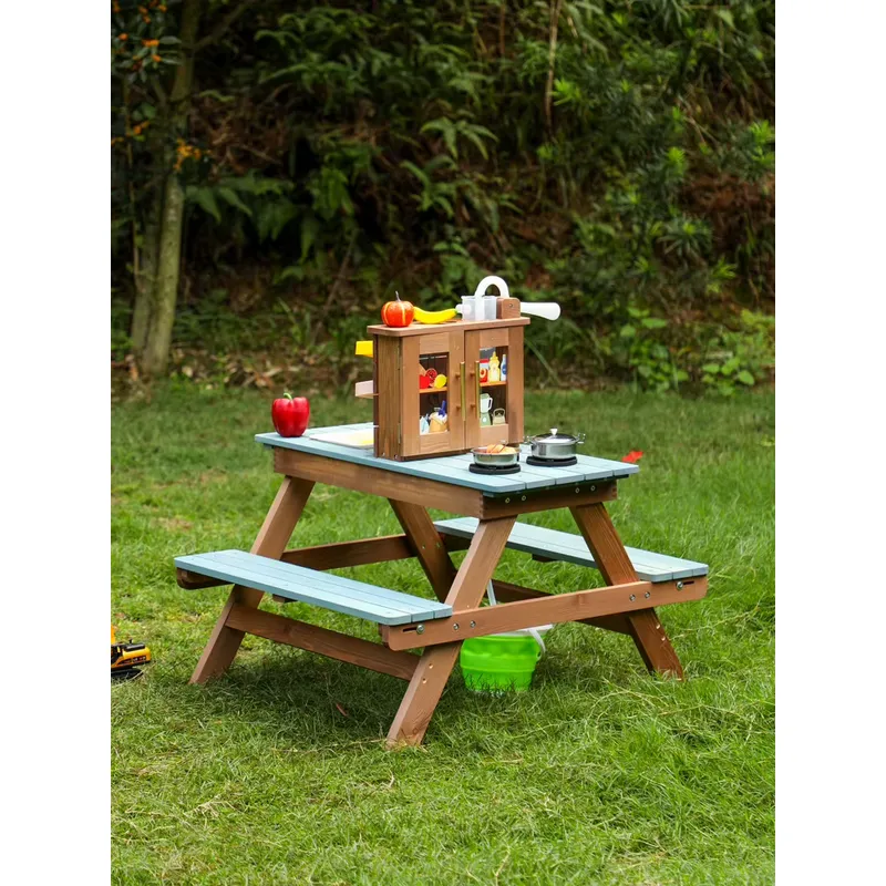Mesa de Jogo de Madeira para E - Kids Outdoor Folding Table avaliação e preço