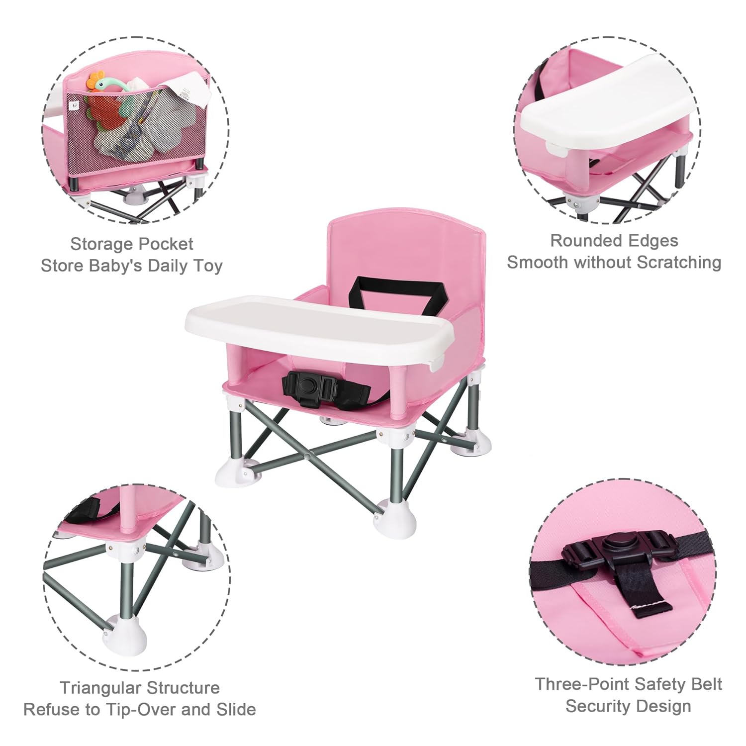 Assento de bebê portátil para  - Kids Outdoor Lawn Chair avaliação e preço