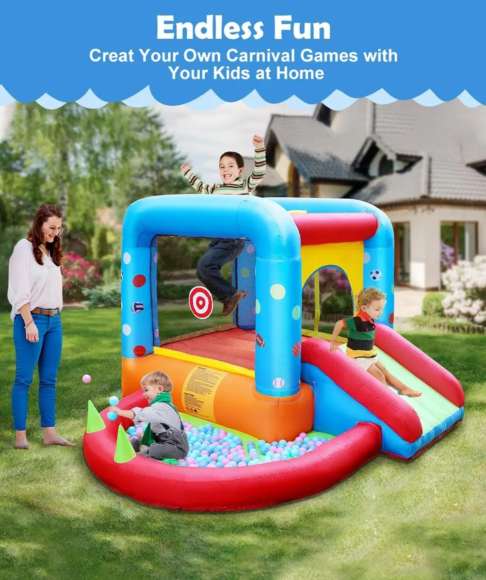 Castelo Inflável Step4Fun, Esc - Kids Outdoor House avaliação e preço