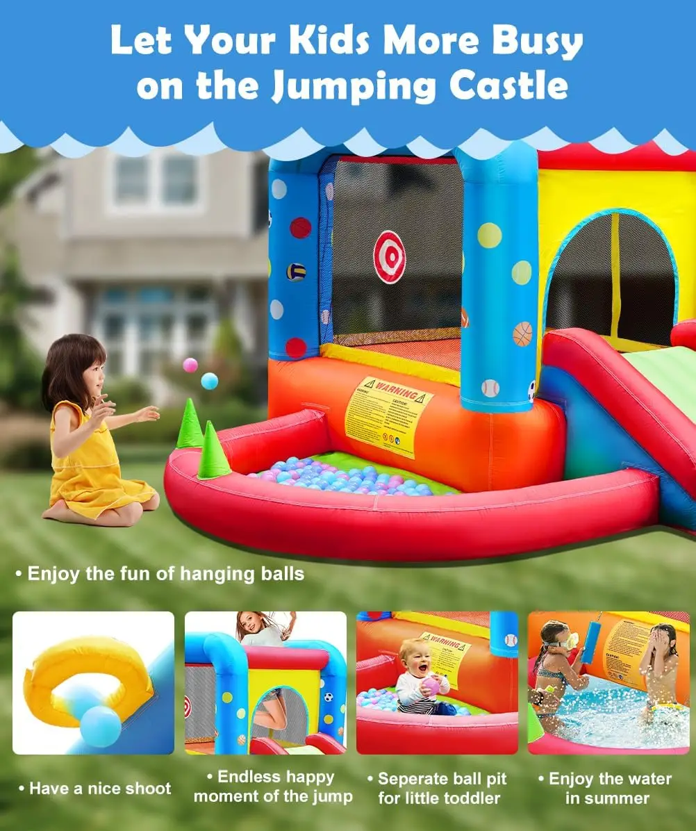 Castelo Inflável Step4Fun, Esc - Kids Outdoor House avaliação e preço