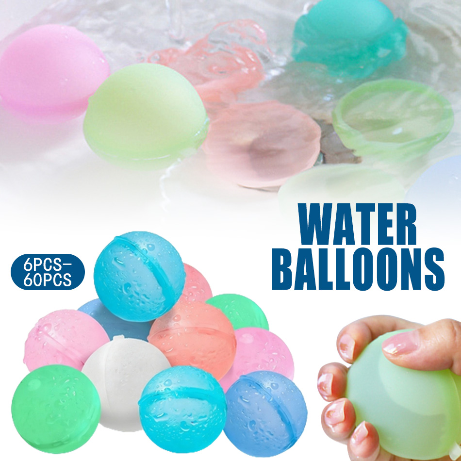Novos Balões de Água Reutilizá - Kids Outdoor Water Play avaliação e preço