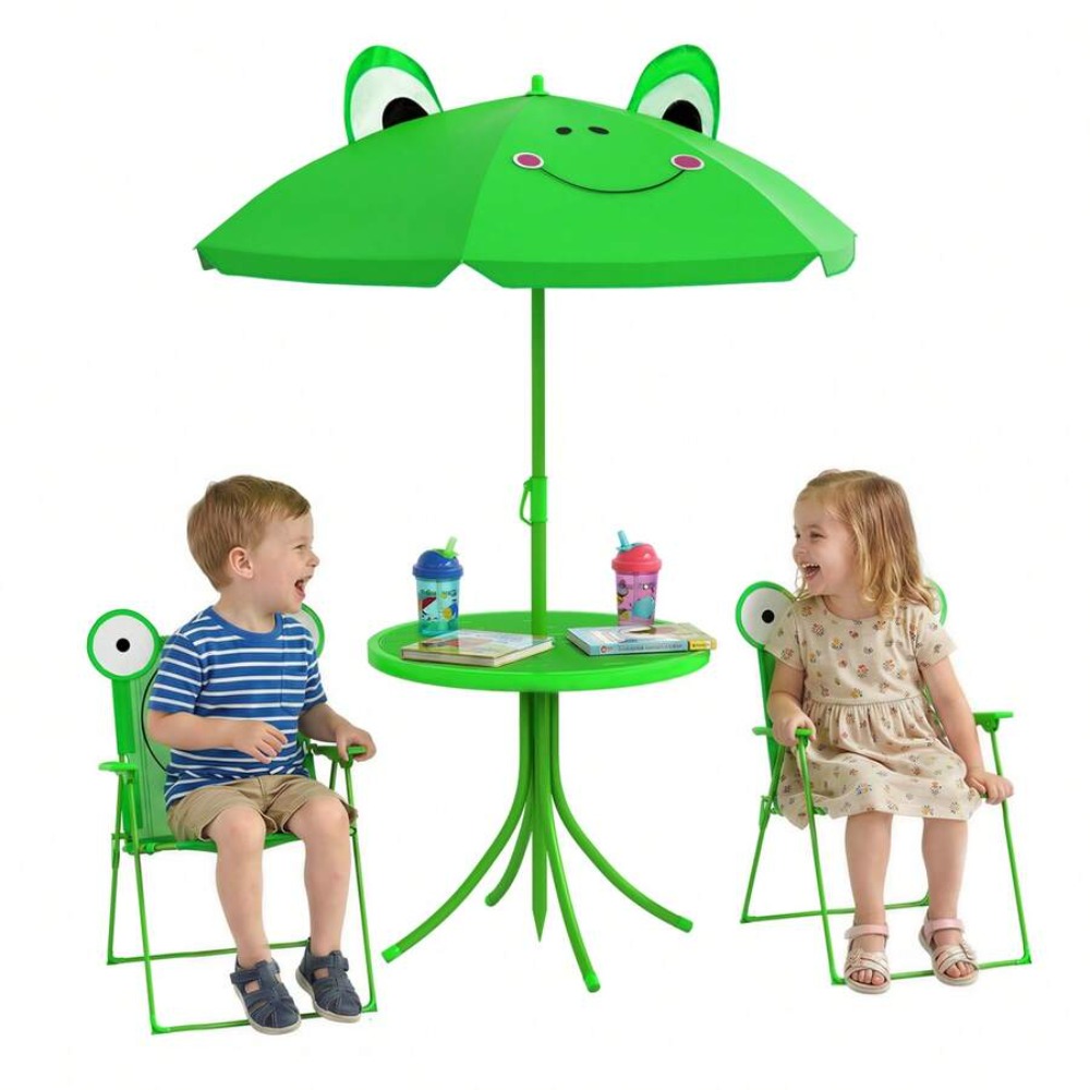 Conjunto de Mesa e Cadeiras pa - Kids Outdoor Folding Table avaliação e preço