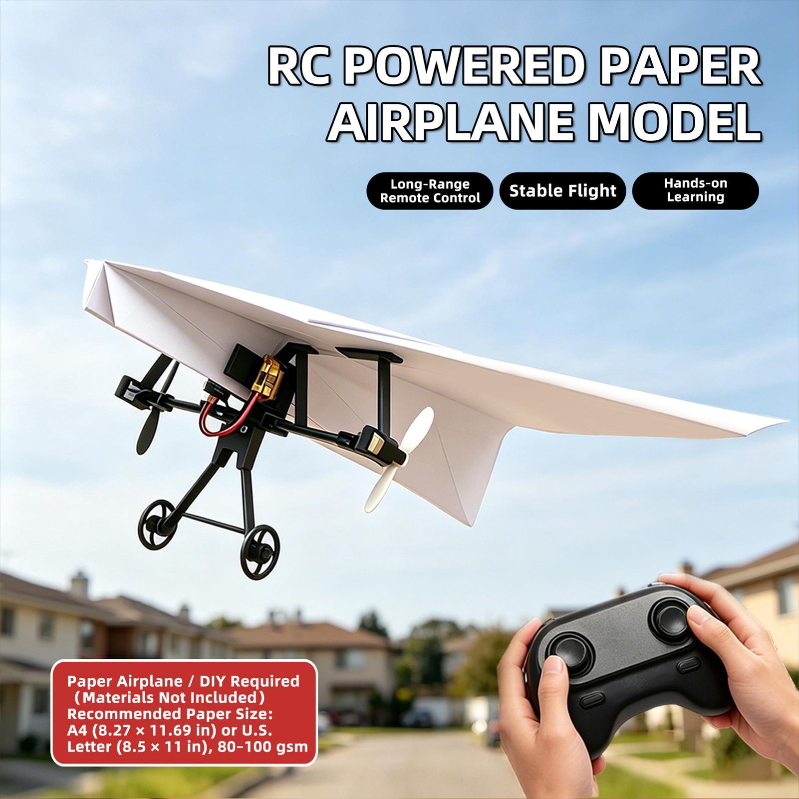 Kit de Avião de Papel RC DIY c - Kids Outdoor Kit avaliação e preço