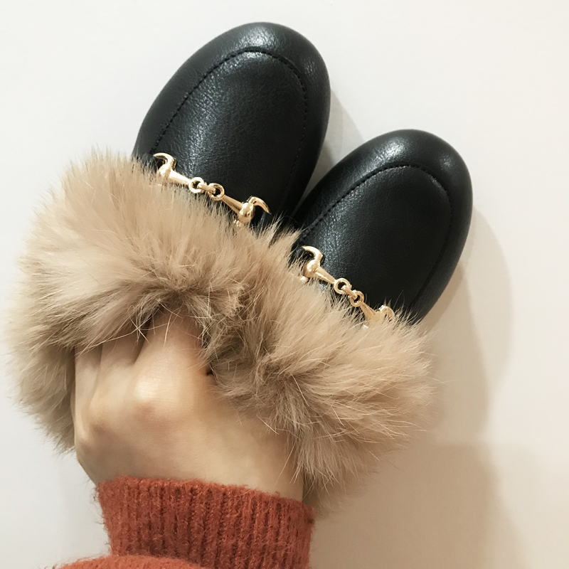 Sapatos infantis de pele princ - Kids Indoor Outdoor Slippers avaliação e preço
