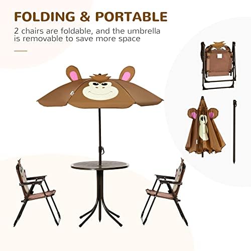 Conjunto de Mesa e Cadeiras pa - Kids Outdoor Folding Table avaliação e preço