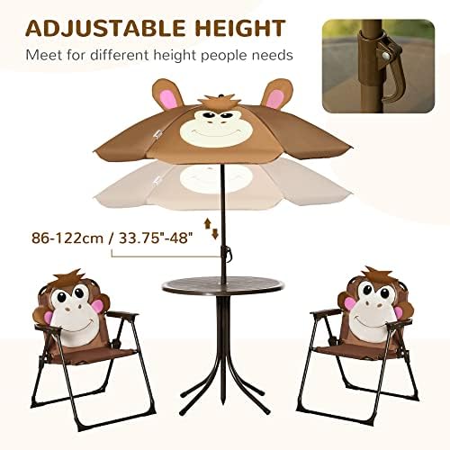 Conjunto de Mesa e Cadeiras pa - Kids Outdoor Folding Table avaliação e preço