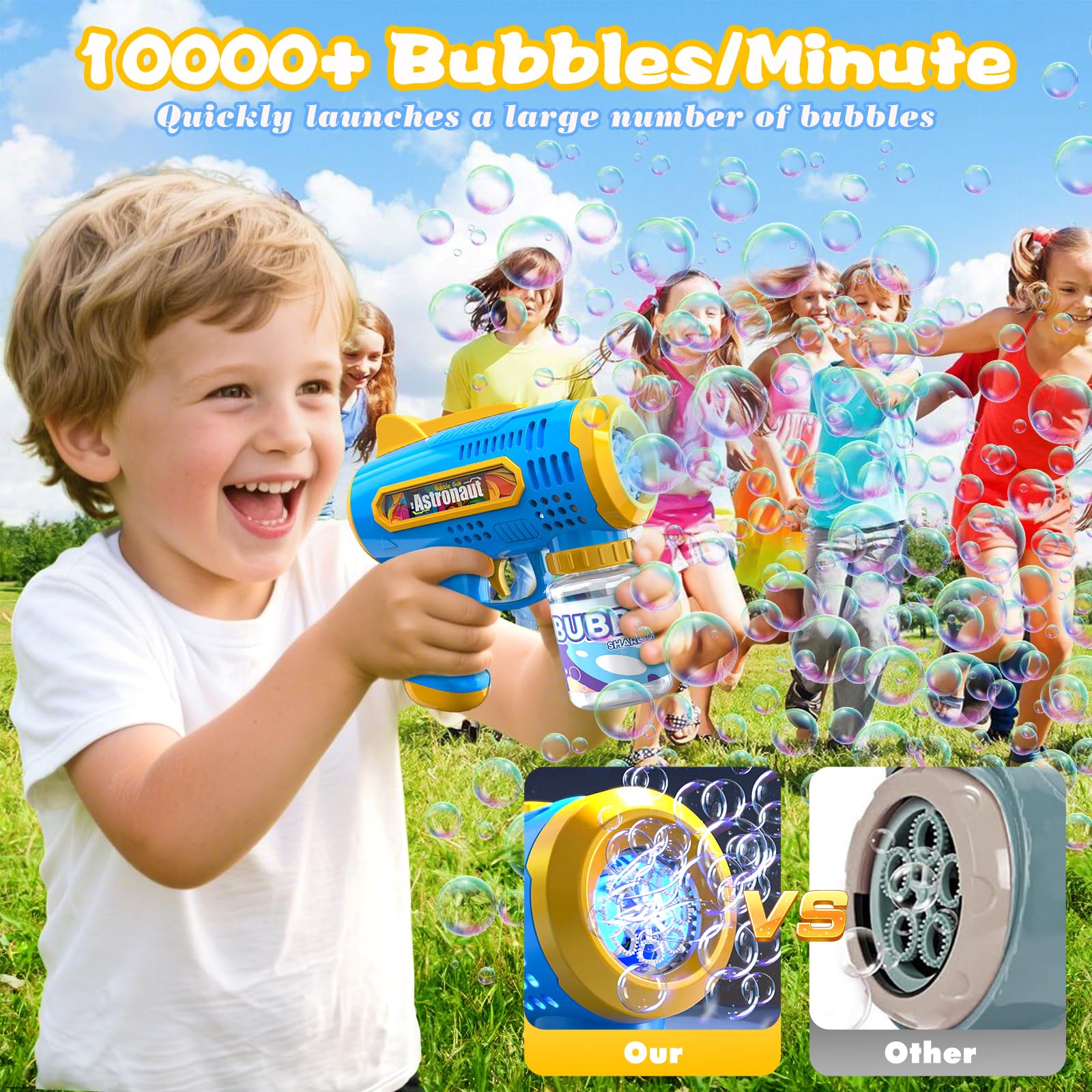 Pistola de Bolhas, Máquina Aut - Kids Outdoor Wagon avaliação e preço