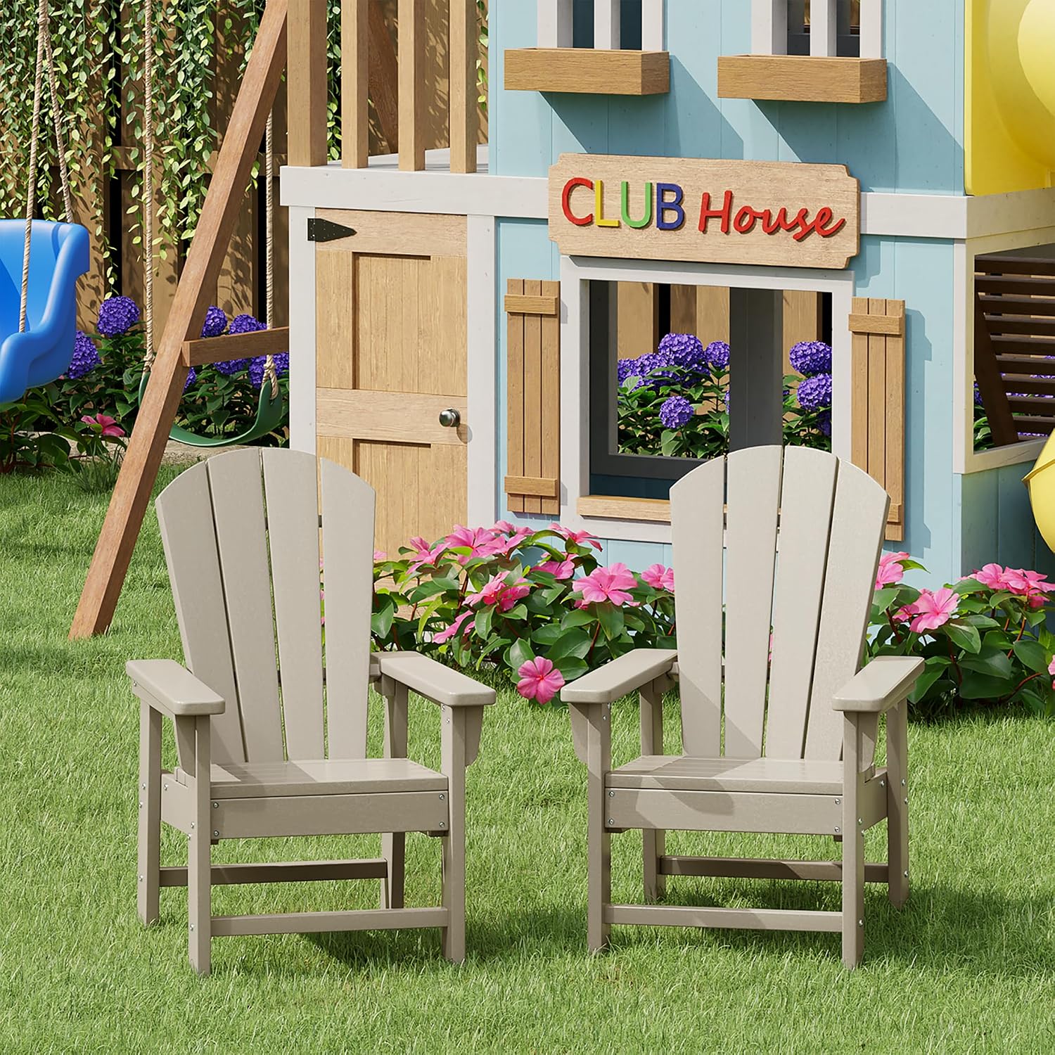 Conjunto de 2 Cadeiras Infanti - Kids Outdoor Lawn Chair avaliação e preço