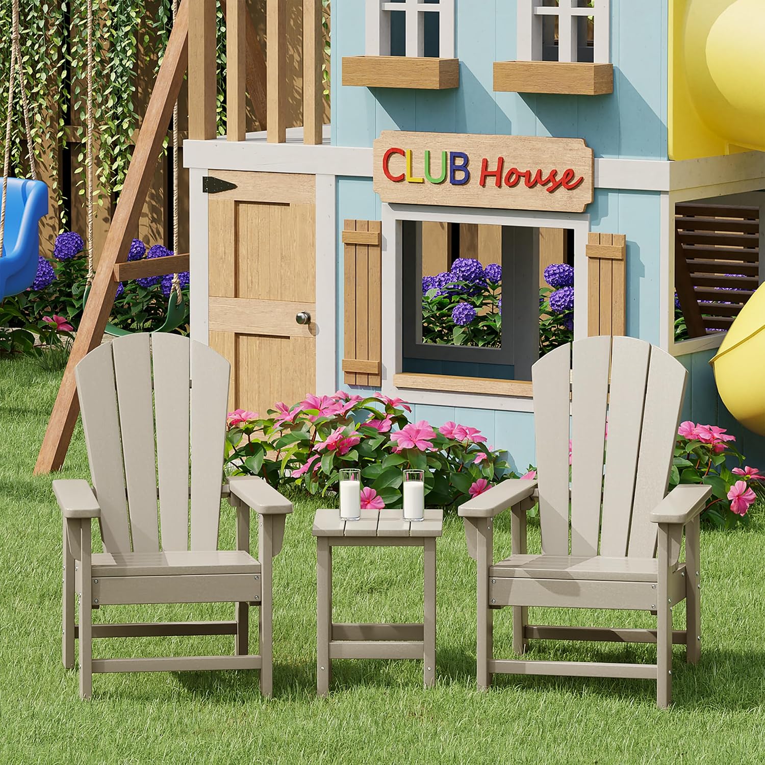Conjunto de 2 Cadeiras Infanti - Kids Outdoor Lawn Chair avaliação e preço