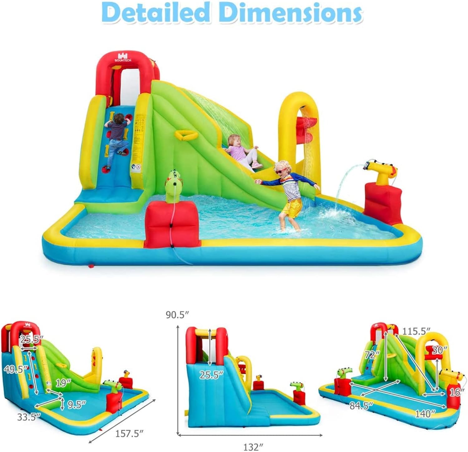 Mega Parque Aquático Inflável  - Kids Outdoor Water avaliação e preço