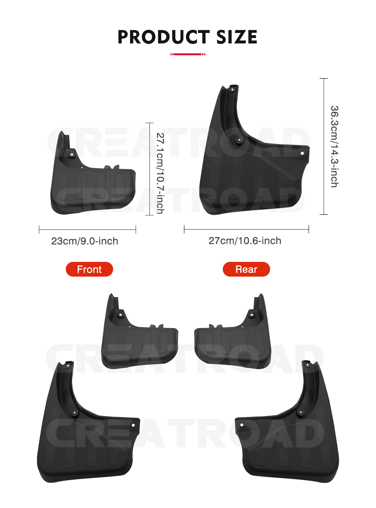 Carro lama Flap Splash Guards  - Muddy Puddle Suit avaliação e preço