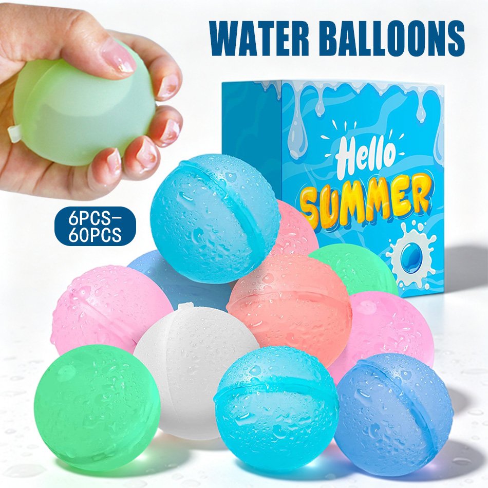Novos Balões de Água Reutilizá - Kids Outdoor Water Play avaliação e preço