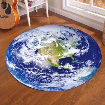 Galáxia terra lua tapete redon - Kids Outdoor Wagon avaliação e preço