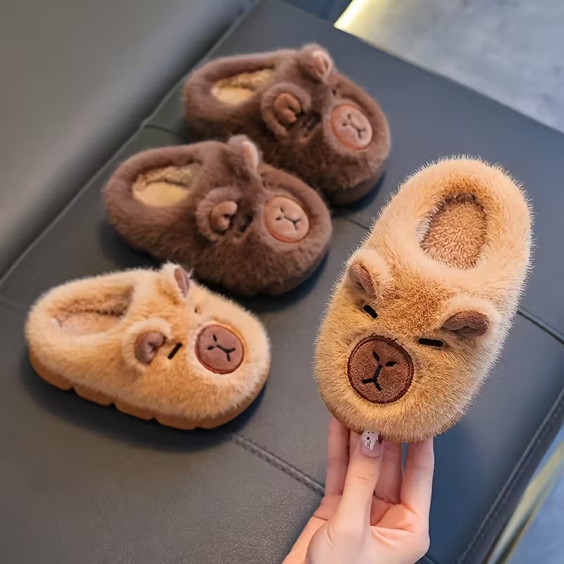 Chinelos de Algodão Quentes pa - Kids Indoor Outdoor Slippers avaliação e preço