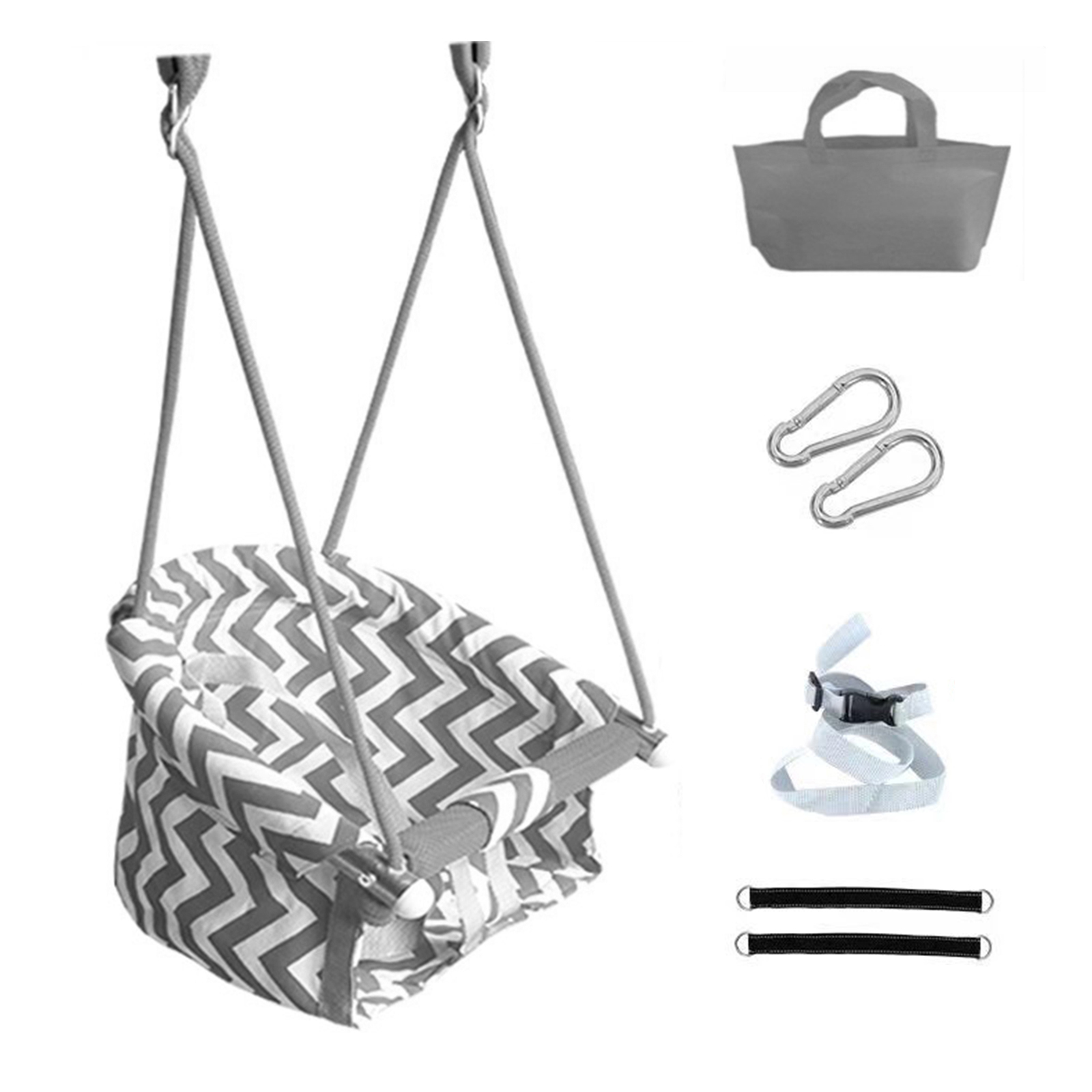 Baloiço Suspenso Infantil com  - Kids Outdoor Swing Set avaliação e preço