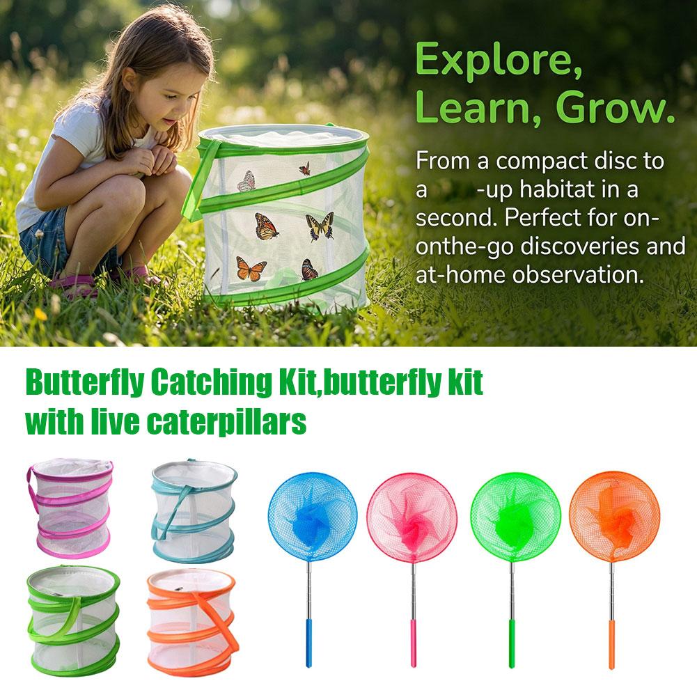 Kit de Captura de Borboletas p - Kids Outdoor Nature Toys avaliação e preço