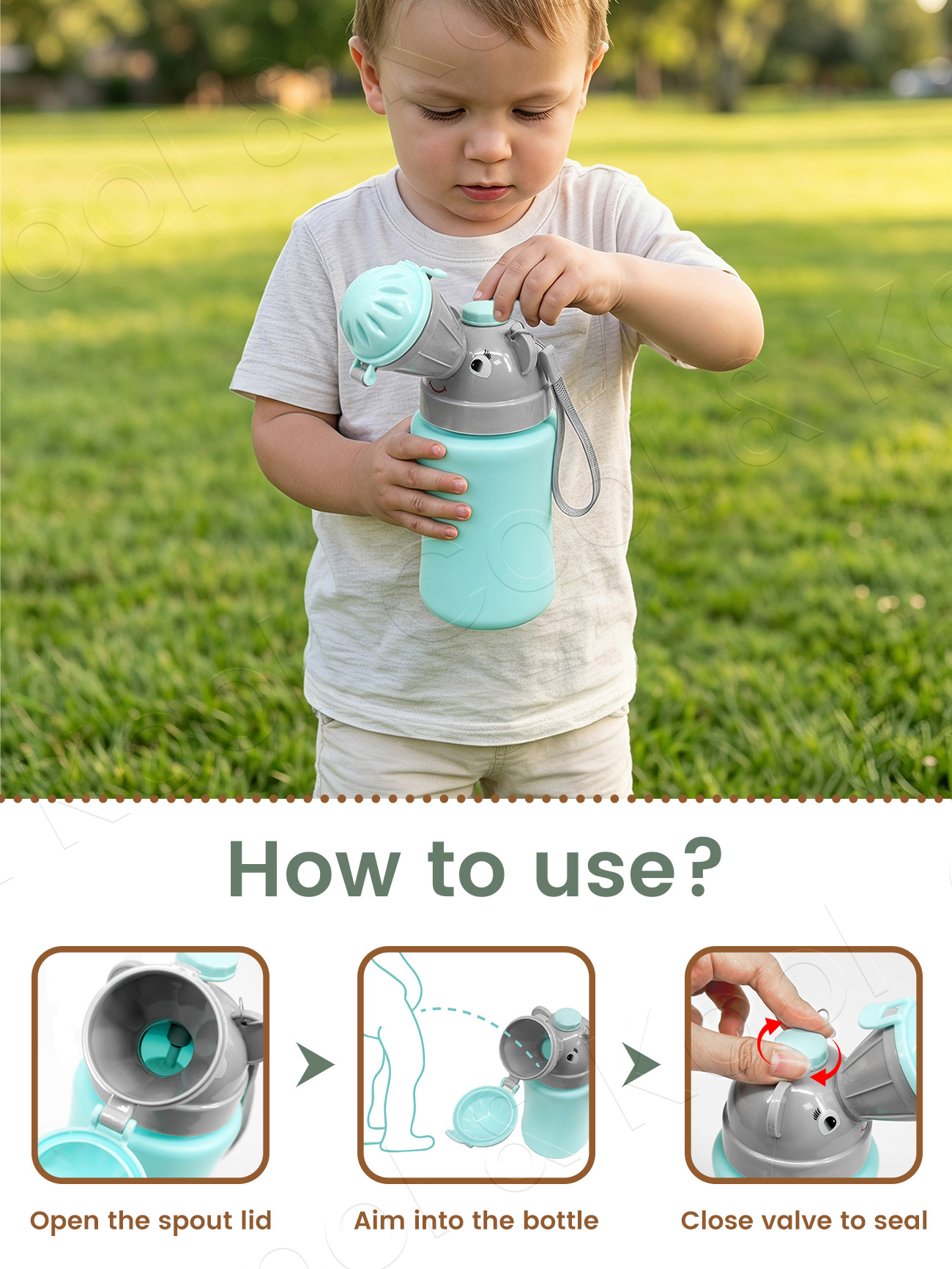 Garrafa de Urina Portátil para - Kids Outdoor Urinal avaliação e preço