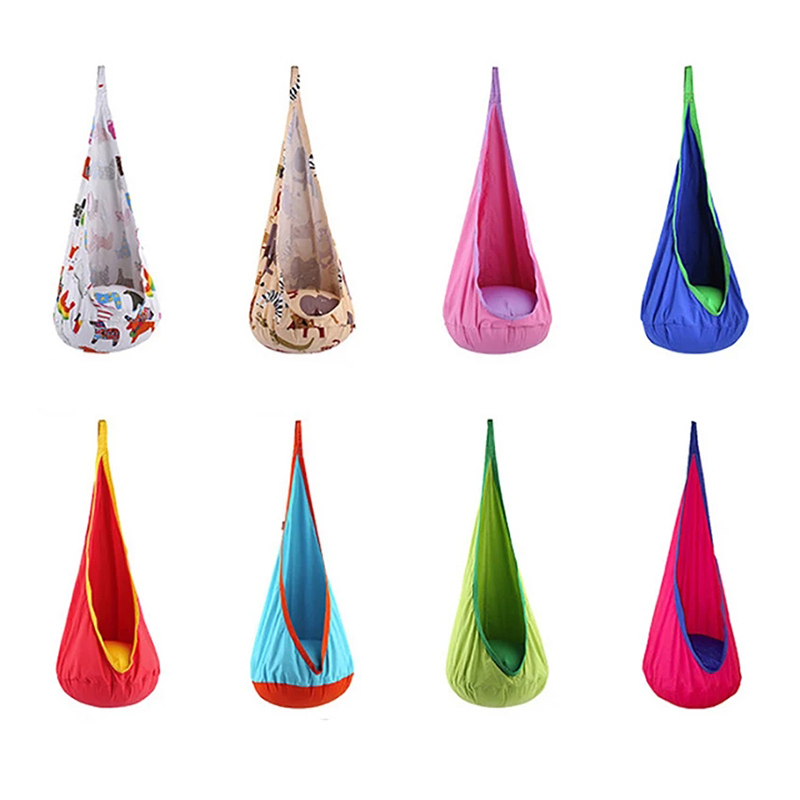 Kids Cotton Canvas Swing Seat, - Kids Outdoor Lawn Chair avaliação e preço