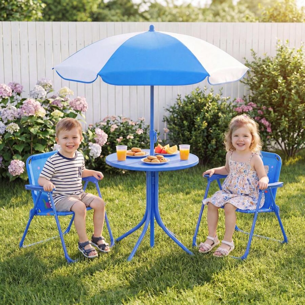 Conjunto de Mesa de Piquenique - Kids Outdoor Folding Table avaliação e preço